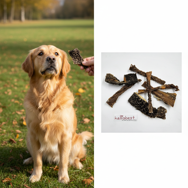 Rinderpansen – Golden Retriever schaut gierig | Kallisbest