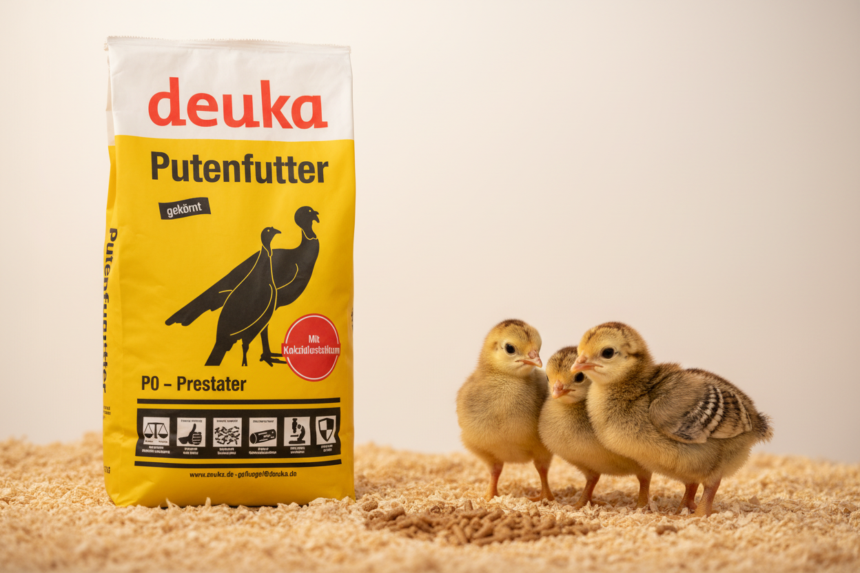 deuka Putenfutter P0 Prestarter – Mit Kokzidiostatikum Pellet 1.-2. Woche