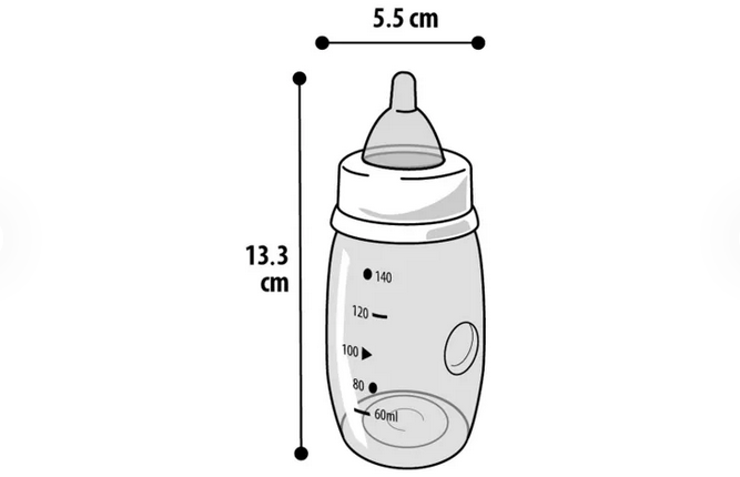 Flamingo Aufzuchtset Akela 140 ml – Saugflasche mit 2 Saugern & Reinigungsbürste für Welpen & Kätzchen