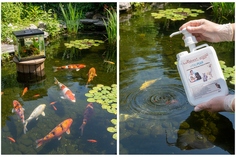 Gartenteich und Aquarium mit Kallisbest Vital Plus – Kallisbest