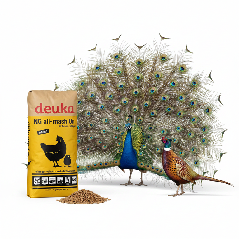deuka NG All-mash Uni gekörnt 25 kg mit Pfau und Fasan