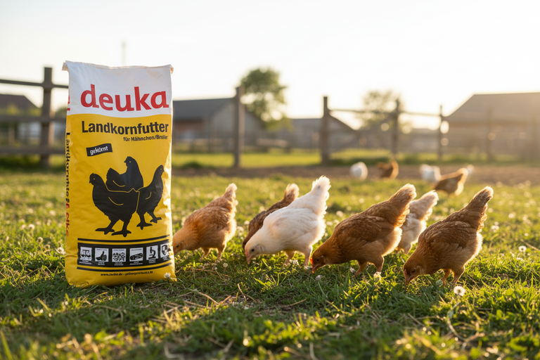 deuka Landkornmast gek. 25 kg – Masthähnchen mit Sack