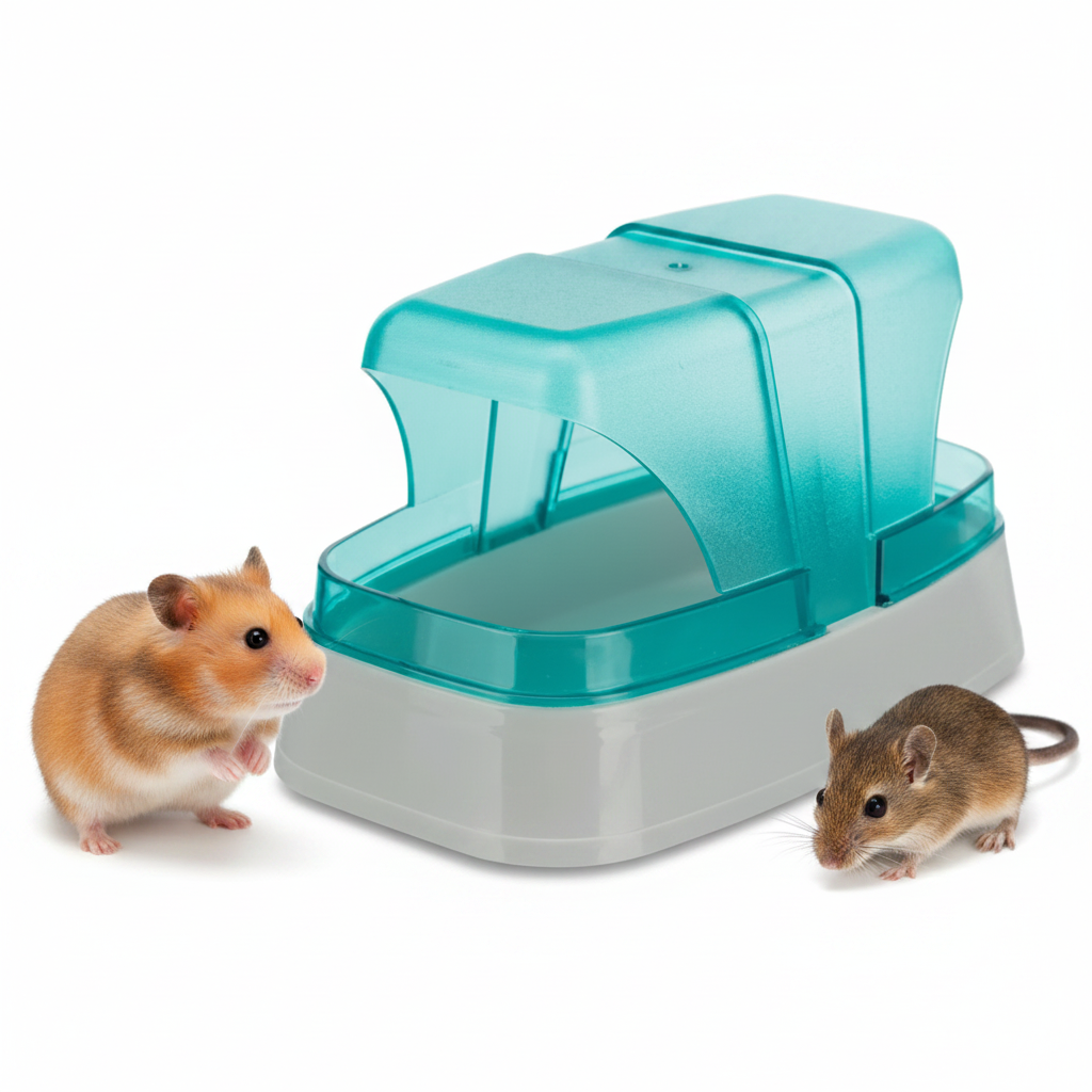 Trixie Sandbad mit Hamster und Rennmaus