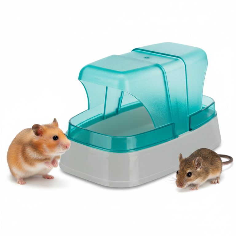 Trixie Sandbad mit Hamster und Rennmaus