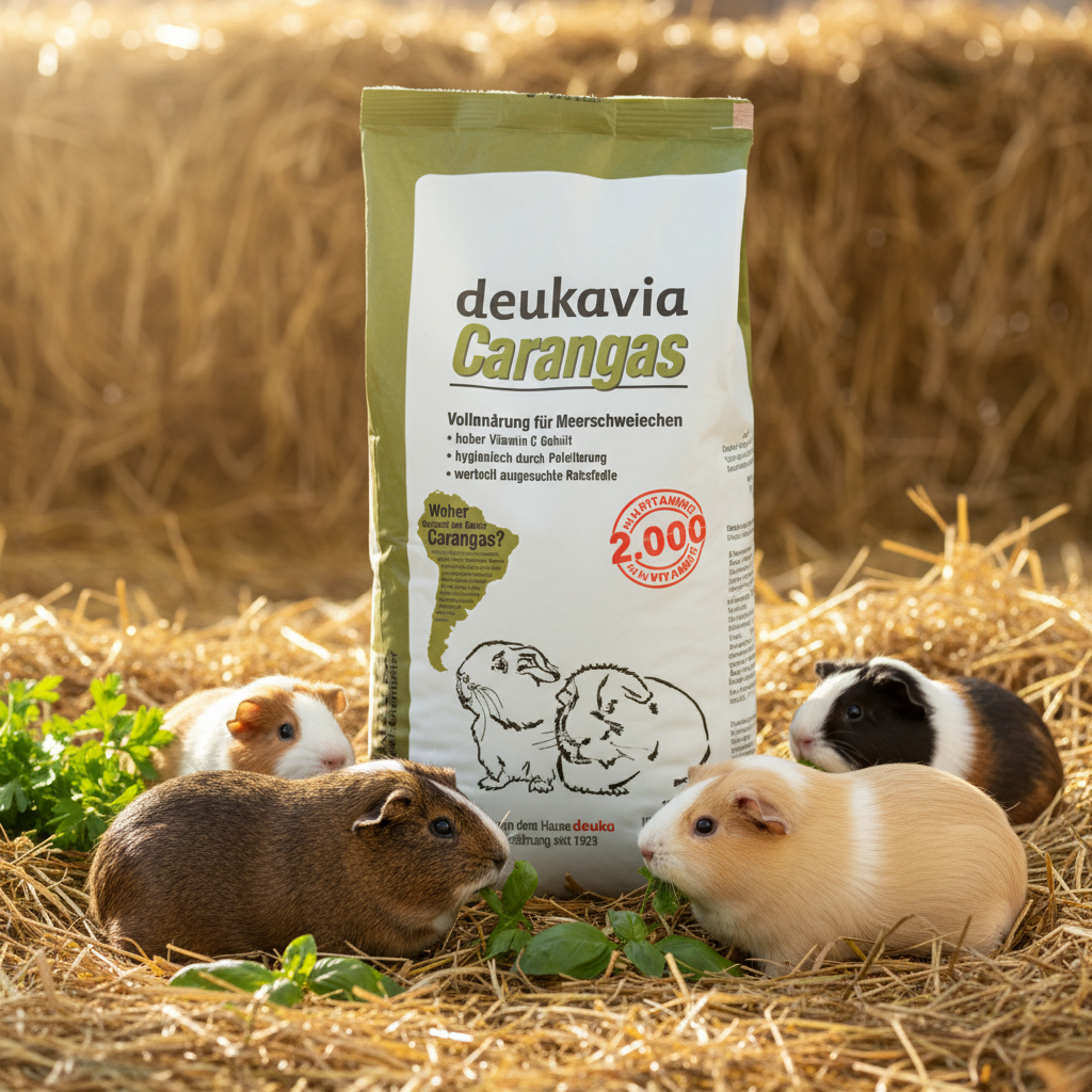 Deukavia Carangas 20 kg mit Meerschweinchen