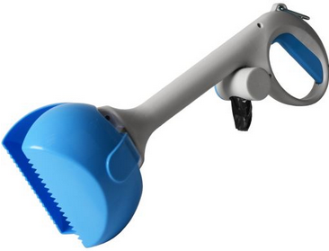 Flamingo Kotaufnehmer Pure Blau – Seitenansicht