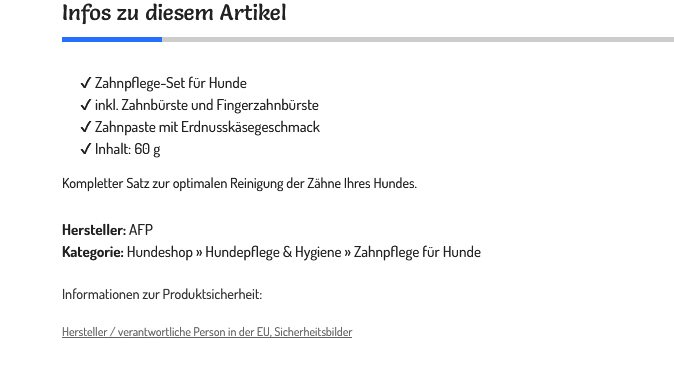 AFP Sparkle Dental Cleaning Set – Zahnbürste, Fingerzahnbürste & Zahncreme Erdnusskäse für Hunde