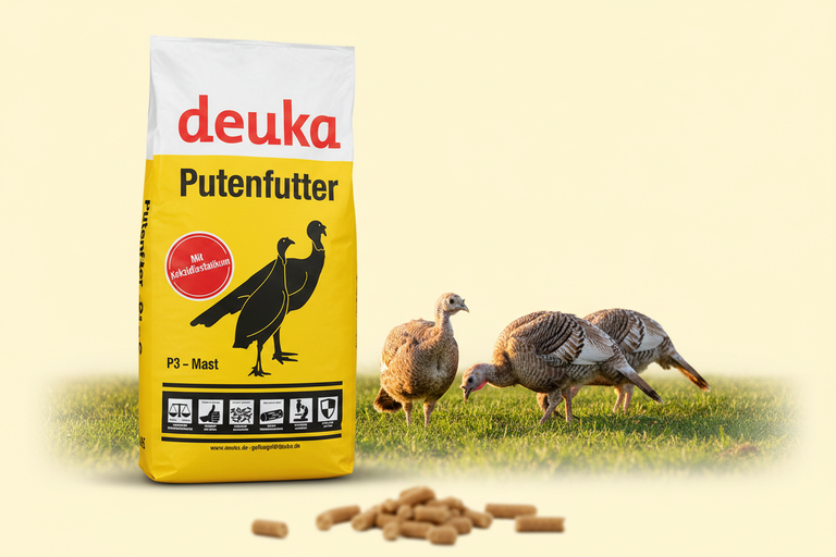 deuka Putenfutter P3 Mast – Mit Kokzidiostatikum Pellet 6.-9. Woche