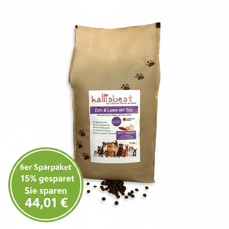 Ente & Lamm mittel 6 x 12kg | 44,01 € gespart