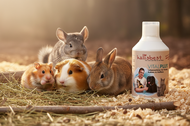 Nager mit Kallisbest Vital Plus – Hamster, Meerschweinchen, Kaninchen