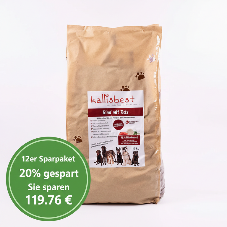 Rind mit Reis 12 x 12kg | 119,76 € gespart