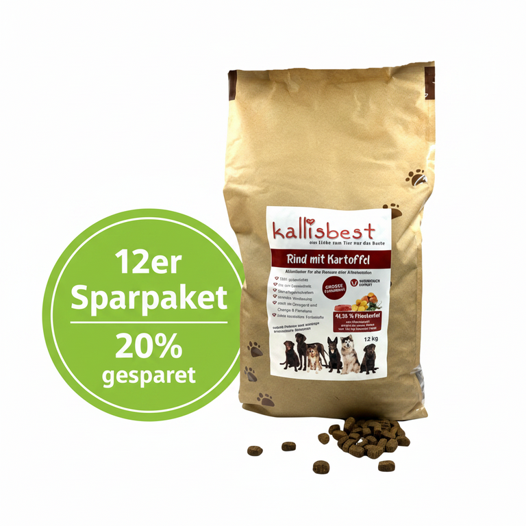 Rind mit Reis große Kroketten – 12 x 12kg Sparpaket