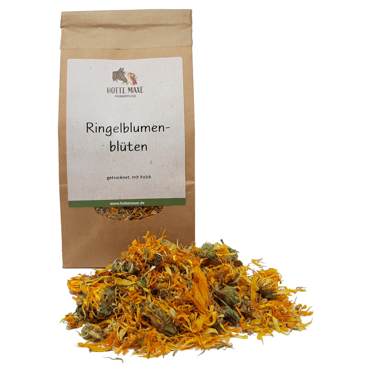Hotte Maxe Einzelkräuter Ringelblumenblüten mit Kelch, getrocknet, ganz