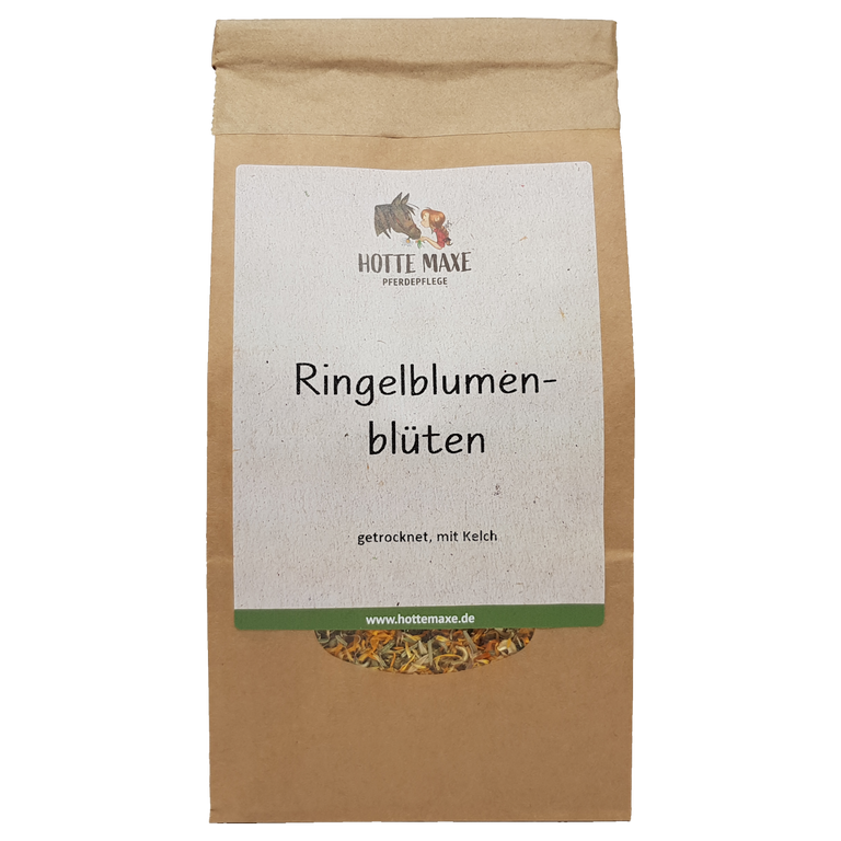 Hotte Maxe Einzelkräuter Ringelblumenblüten mit Kelch, getrocknet, ganz