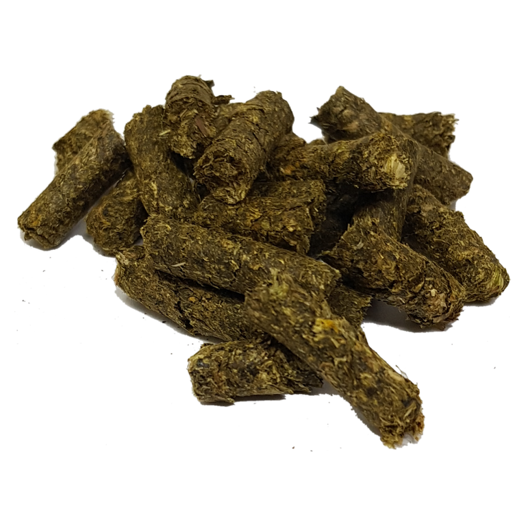 Hotte Maxe Einzelkräuter Schafgarbe, ausgebürstete Blüten, Pellets