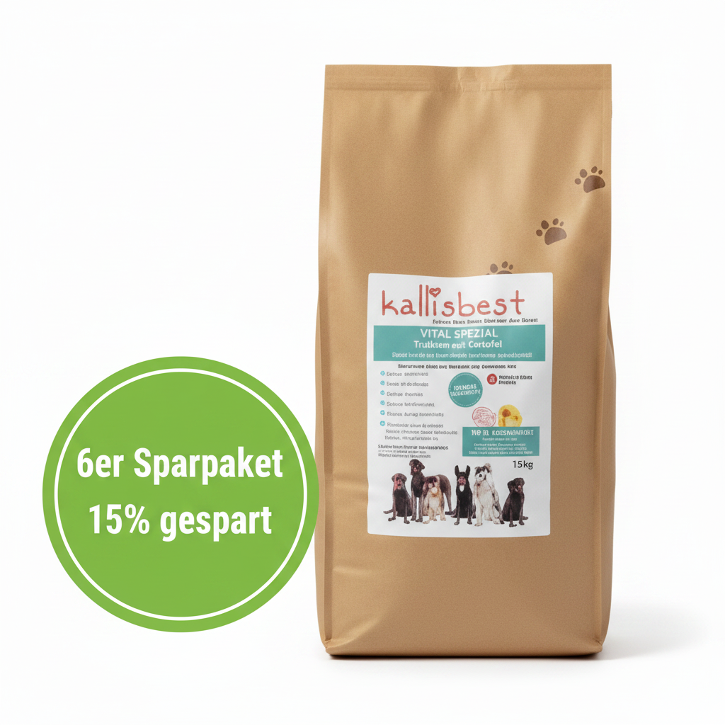 VITAL SPEZIAL Truthahn große Kroketten für Hunde – 38% Truthahnfleischmehl, getreidefrei